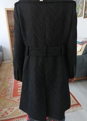 Jasper Conran İngiliz Jasper Conran Balıksırtı Lacivert Kaban