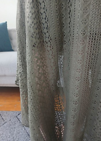 s Beden Dantel Detaylı Bohem Midi etek