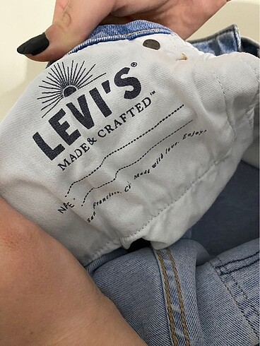 27 Beden Levis Dar Paça Pantolon