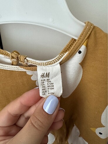 9-12 Ay Beden H&M elbise