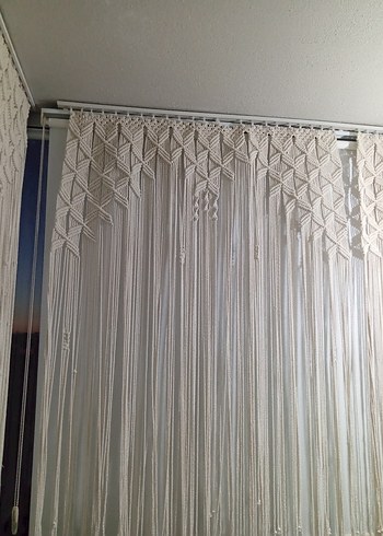 2 adet makrome Perde(takım) - Görsel 3