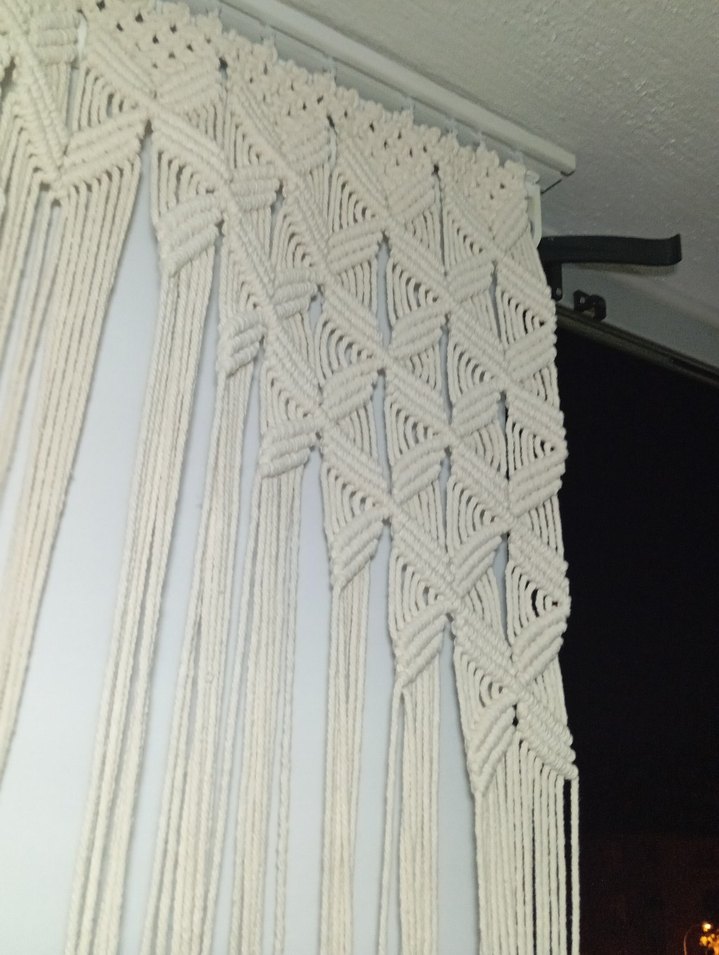 2 adet makrome Perde(takım) - Görsel 5