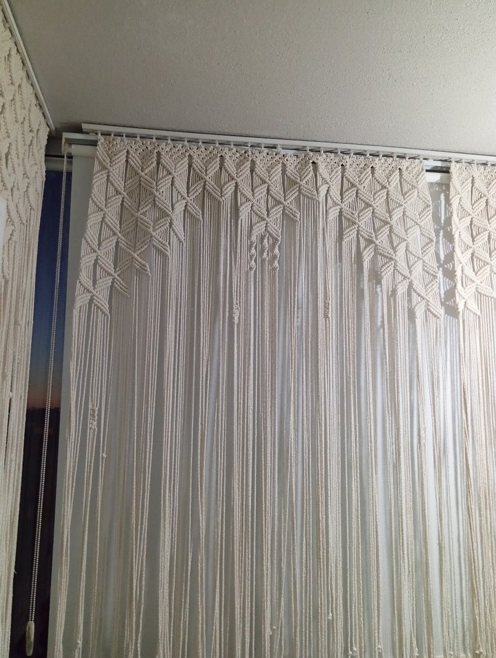 2 adet makrome Perde(takım) - Görsel 3