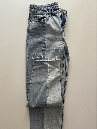 Bloklu jean