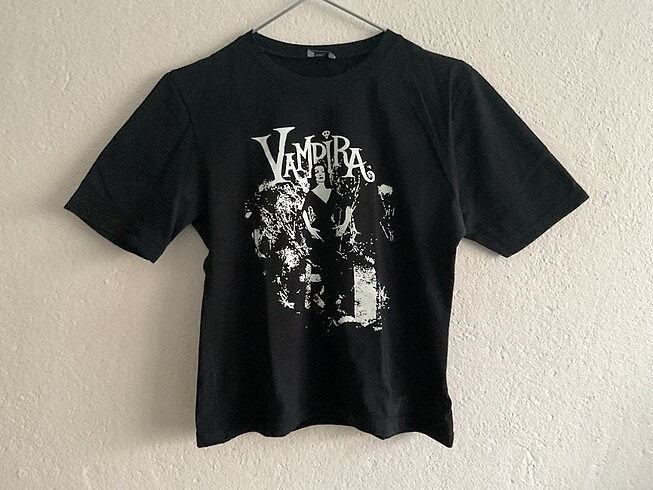 Diğer Carpe Vampira Baskılı Siyah Tshirt