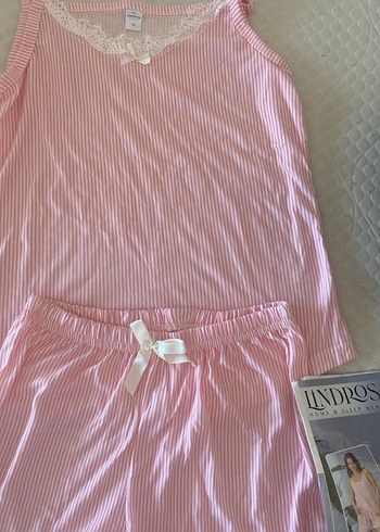 Penti Pembe Askılı Mini Kadın Pijama Takımı