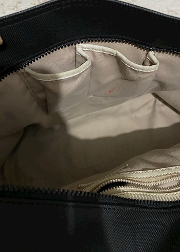 Lacoste Siyah Deri Kadın Omuz Çantası - Görsel 14