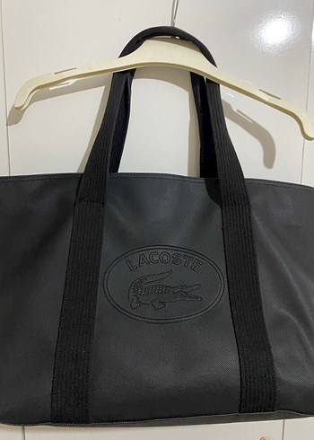 Lacoste Siyah Deri Kadın Omuz Çantası - Görsel 5