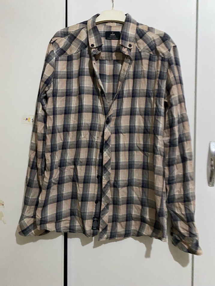 Bej Ekose Desenli S beden - Görsel 2