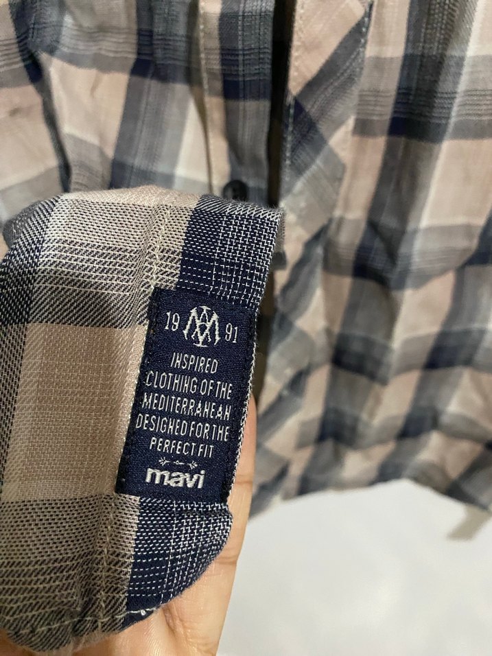 Bej Ekose Desenli S beden - Görsel 5