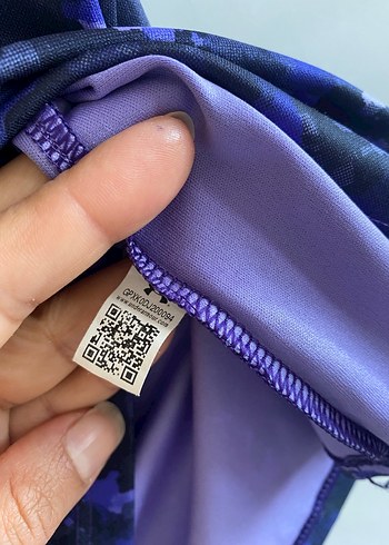 Mor Baskılı Kız Çocuk Tişörtü - Görsel 6