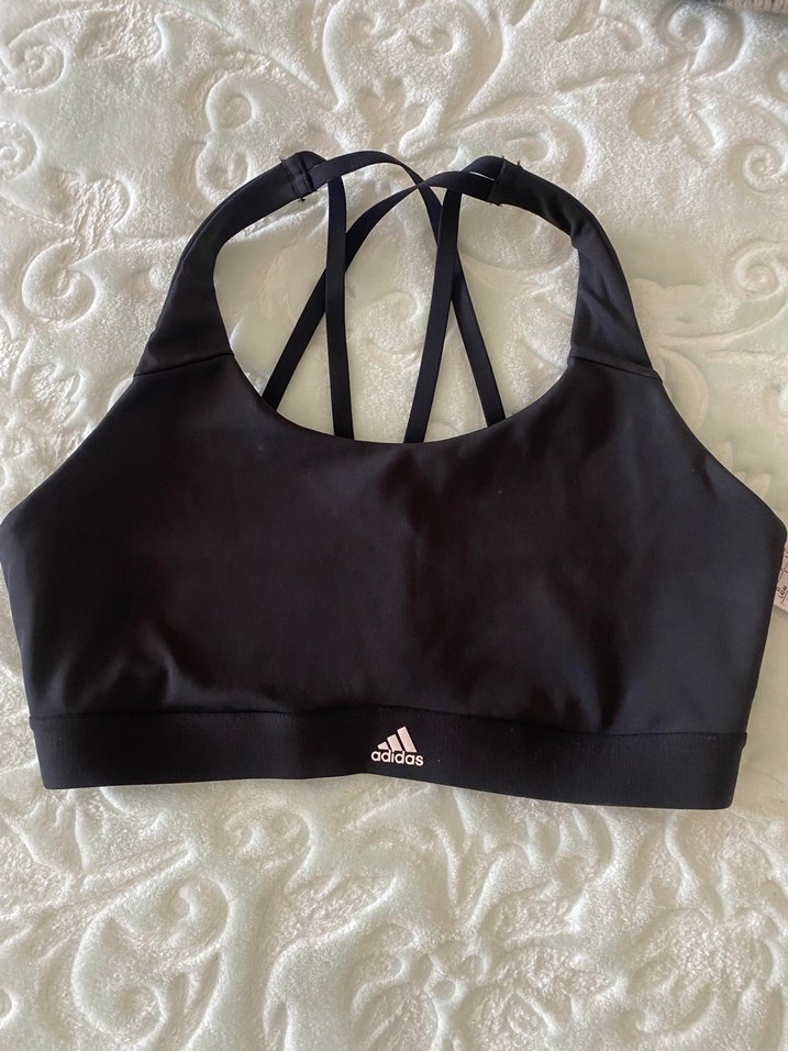 Adidas Siyah Spor Sütyeni - Görsel 5