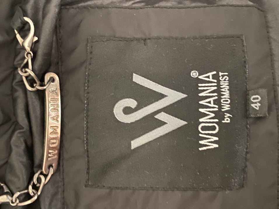 Kürklü Siyah Kadın Midi Mont - Görsel 4