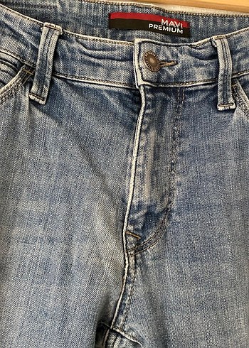 34 Beden mavi Renk Erkek Açık Mavi Loose Fit Denim Jean