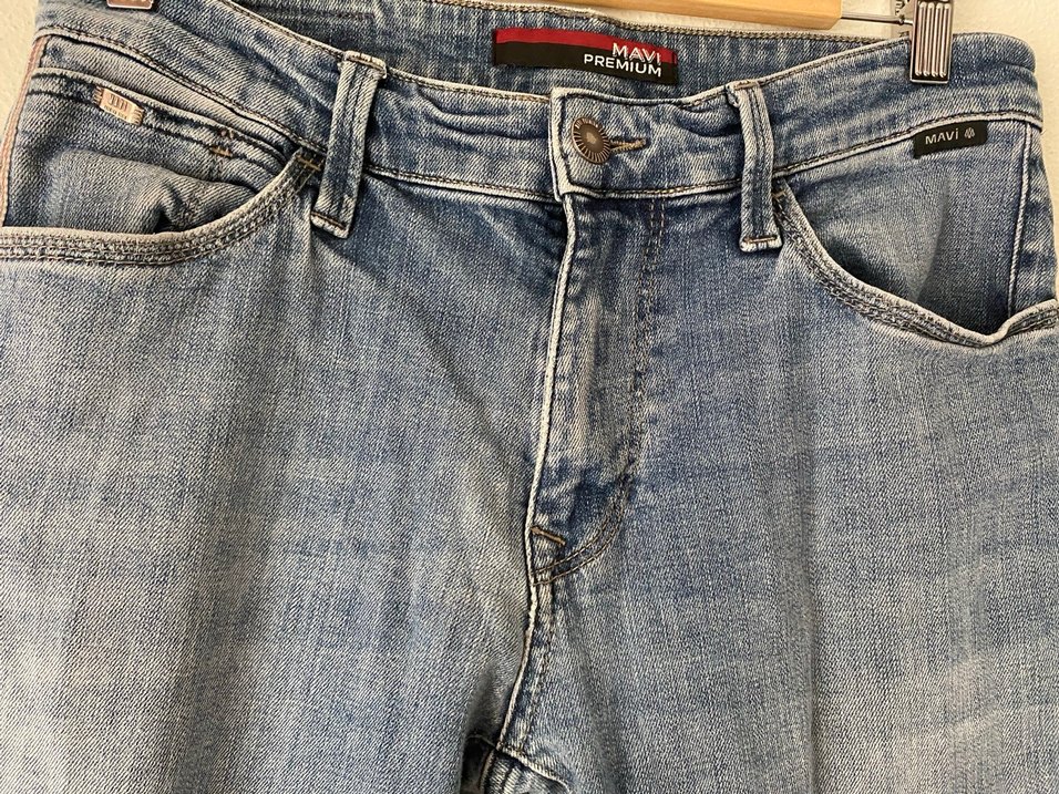 Erkek Açık Mavi Loose Fit Denim Jean - Görsel 3