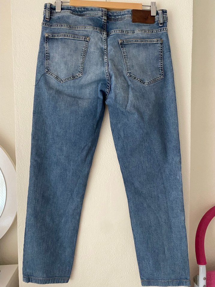 Mavi Erkek Kot Pantolon Normal Boy Bol Kesim - Görsel 4