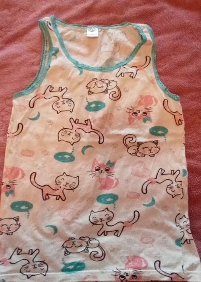 Atlet fanila kız çocuk  7 adet  - Görsel 2