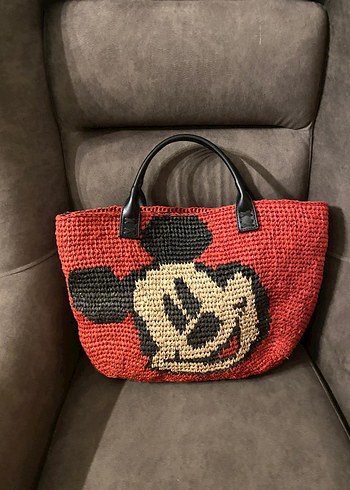 Diğer el örgüsü çanta #mickey mouse# hasır çanta