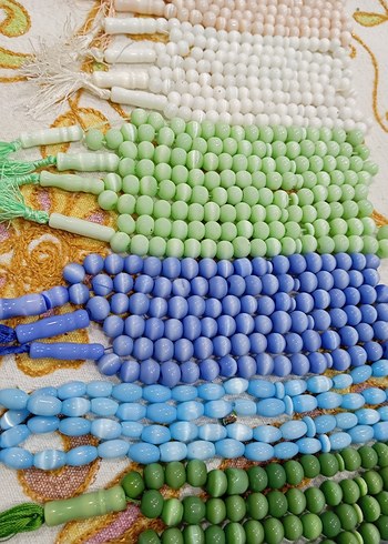 Renkli Erkek Tesbih Seti - Görsel 2