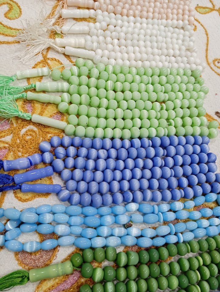 Renkli Erkek Tesbih Seti - Görsel 2