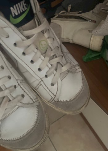 Nike Beyaz Gri Kadın Spor Ayakkabı - Görsel 9