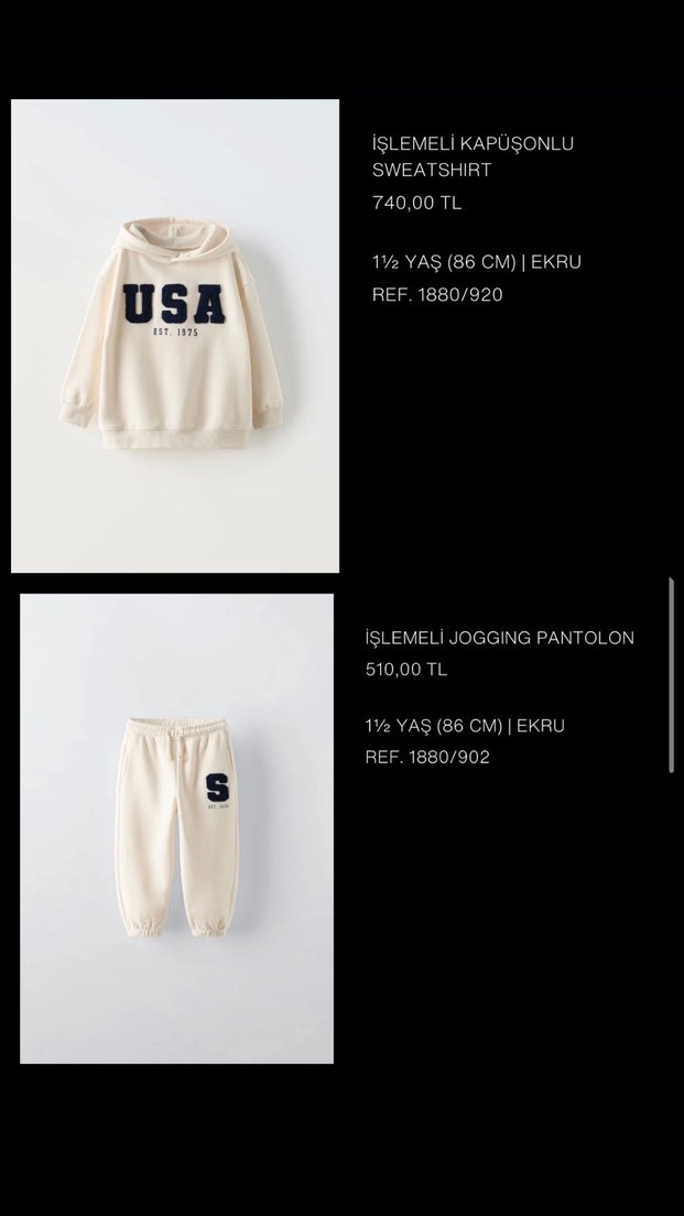 Zara Eşofman Takımı - Görsel 2