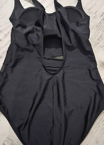 Siyah İnce Askılı Kemerli Mayo - Görsel 3