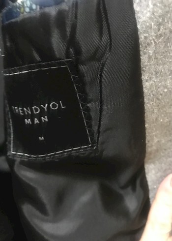 Gri Düğmeli Erkek Midi Ceket - Görsel 6