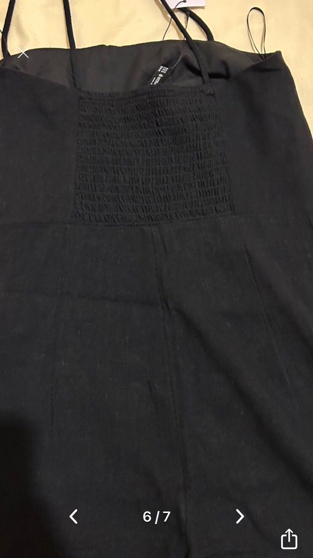 Siyah Askılı Midi Kadın Tulum Stradavus - Görsel 5