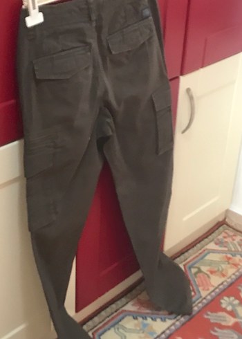 Haki kargo pantolon - Görsel 3