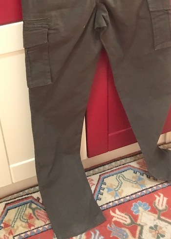 Haki kargo pantolon - Görsel 4