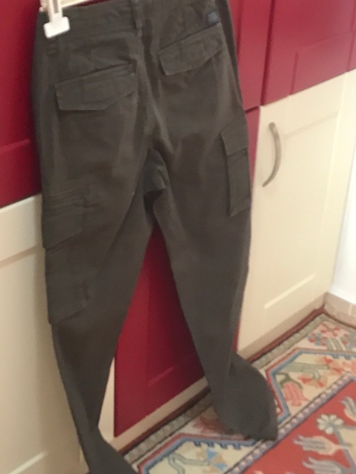 Haki kargo pantolon - Görsel 3