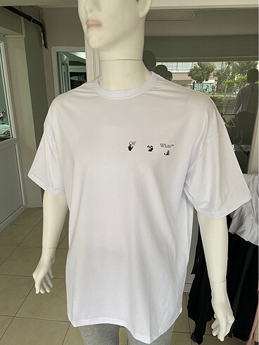 l Beden beyaz Renk Off white baskılı Thişört