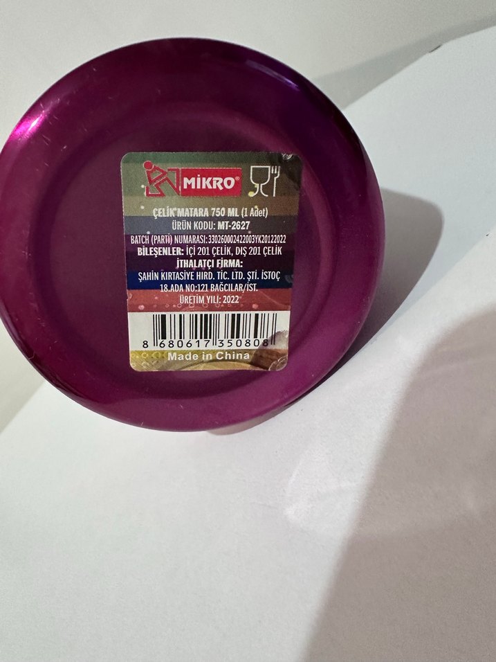 Mor Çocuk Termos Matara - Görsel 5