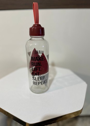 Bordo Su Şişesi, Baskılı, Taşınabilir - Görsel 3