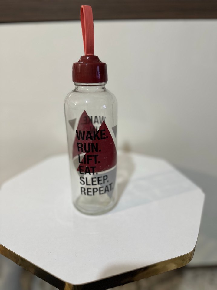 Bordo Su Şişesi, Baskılı, Taşınabilir - Görsel 3