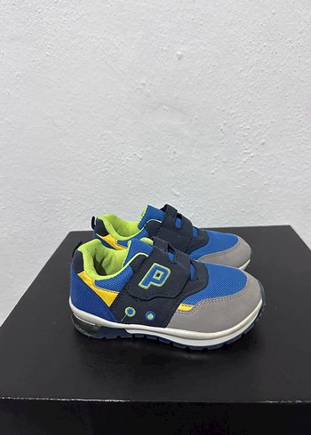 27 Beden Erkek Çocuk Renkli Spor Ayakkabı Velcro