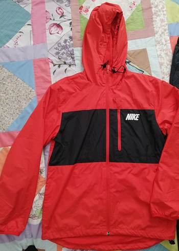 Nike Kırmızı-Siyah Erkek Rüzgarlık Takımı - Görsel 12