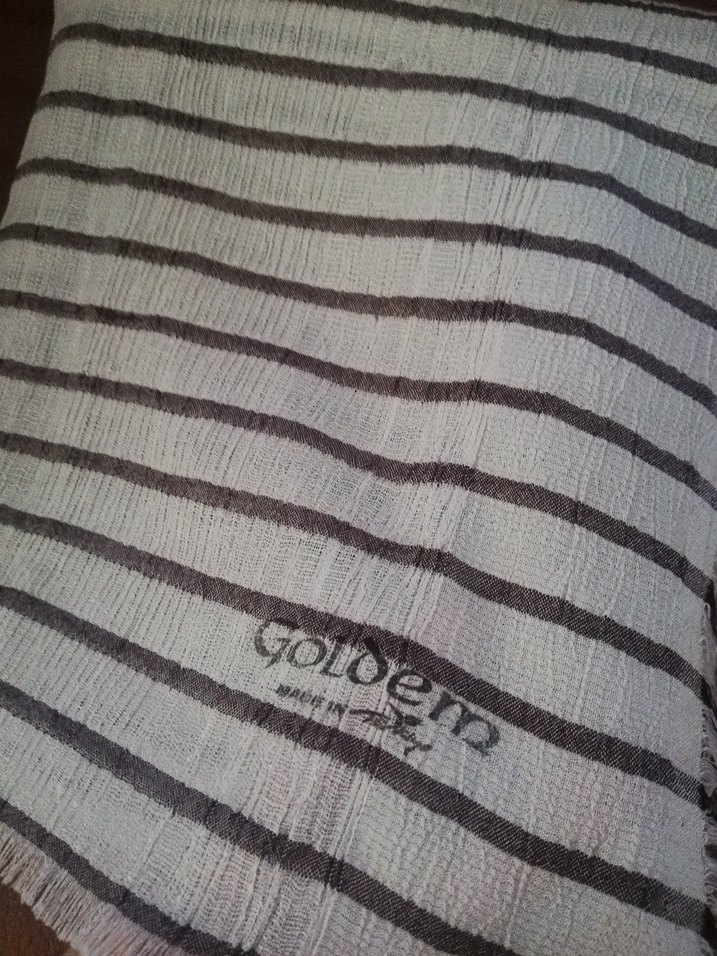 Gri Zebra Desenli Uzun Erkek Atkısı - Görsel 2