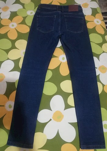 KING SEZAR Erkek Mavi Slimfit Kot Pantolon - Görsel 4