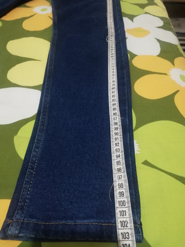 KING SEZAR Erkek Mavi Slimfit Kot Pantolon - Görsel 5