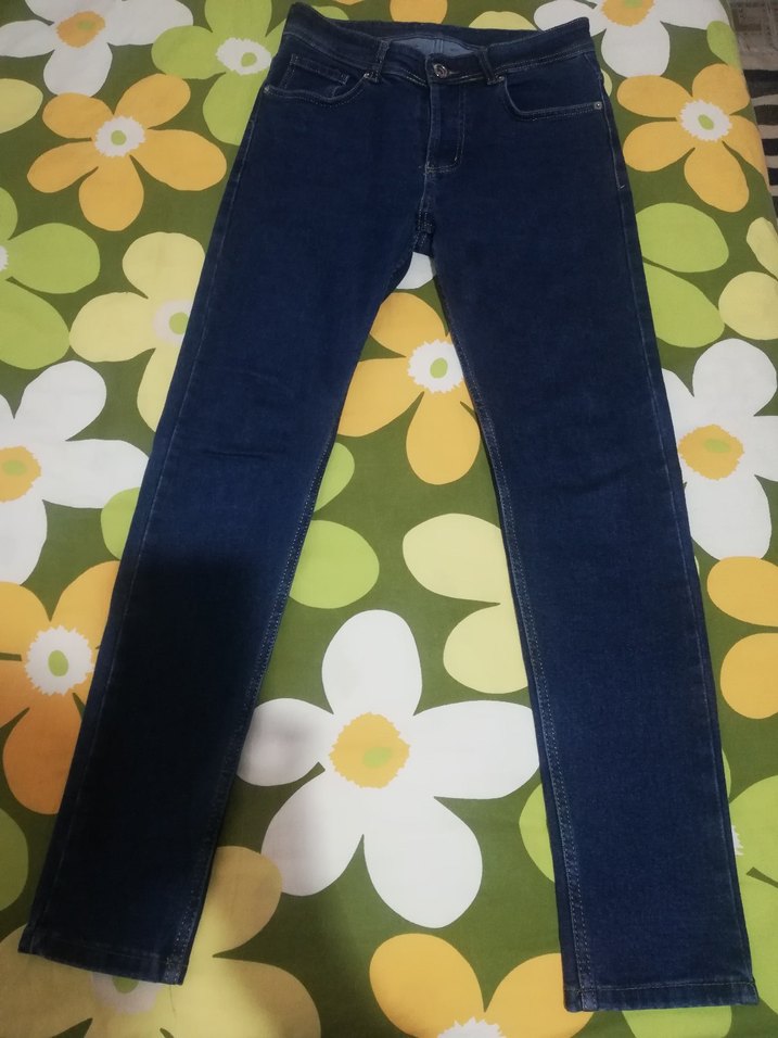 KING SEZAR Erkek Mavi Slimfit Kot Pantolon - Görsel 3