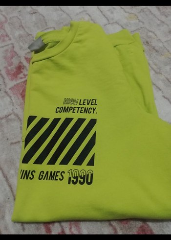 Erkek Çocuk Uzun Kollu Yeşil Sweatshirt - Görsel 2