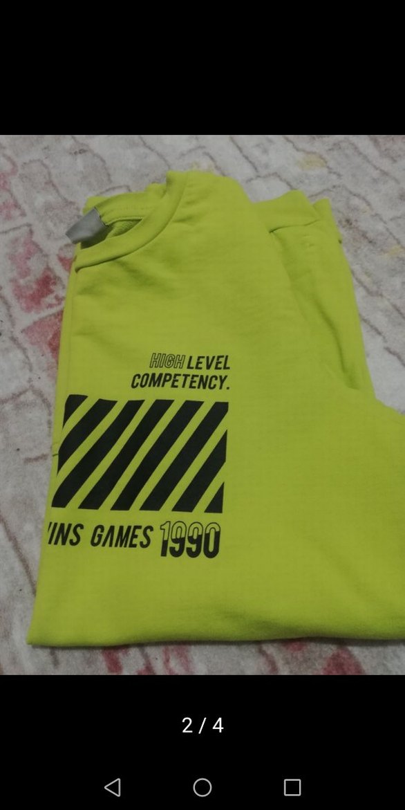 Erkek Çocuk Uzun Kollu Yeşil Sweatshirt - Görsel 2