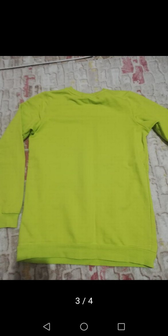 Erkek Çocuk Uzun Kollu Yeşil Sweatshirt - Görsel 3