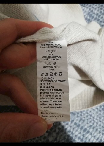 Krem Beyaz Triko Erkek Kazak - Görsel 7