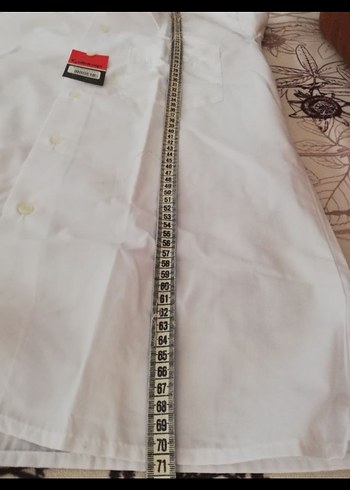 Beyaz Pamuklu uzun Kollu Erkek Gömlek - Görsel 3