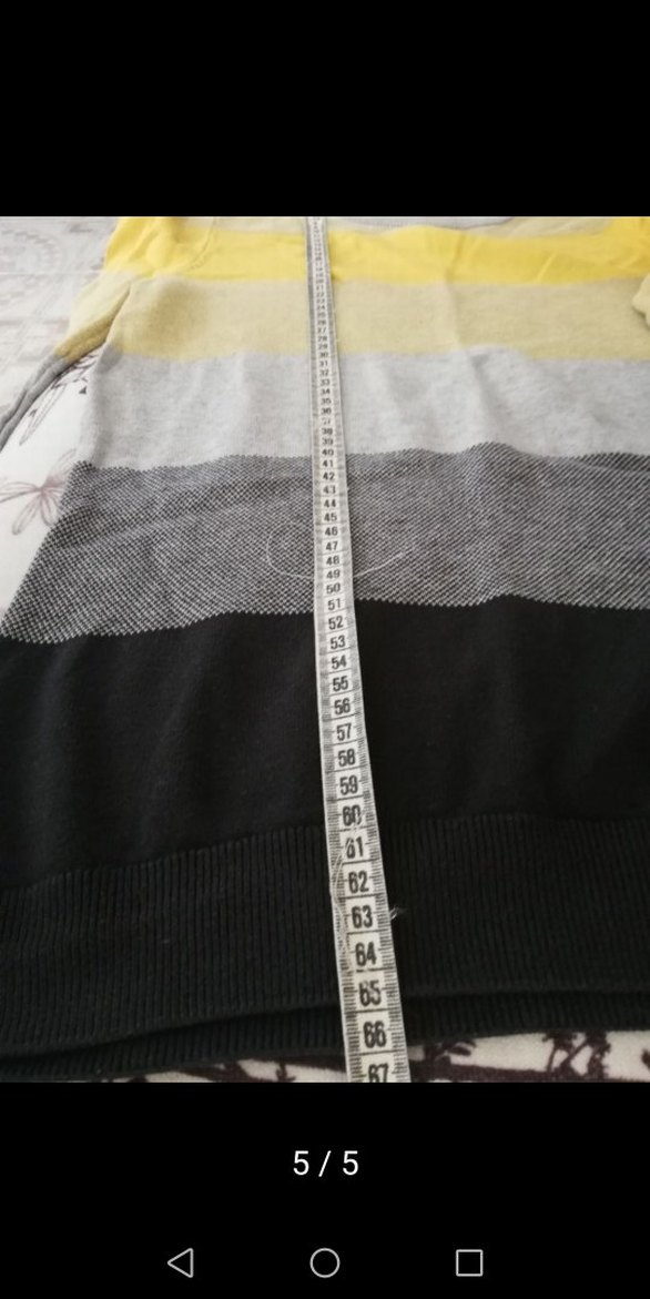 Sarı Gri Triko erkek Çocuk Kazak - Görsel 5