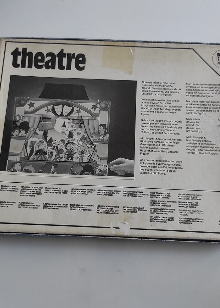 80ler dönemi koleksiyonluk tiyatro kutu oyunu - Görsel 4