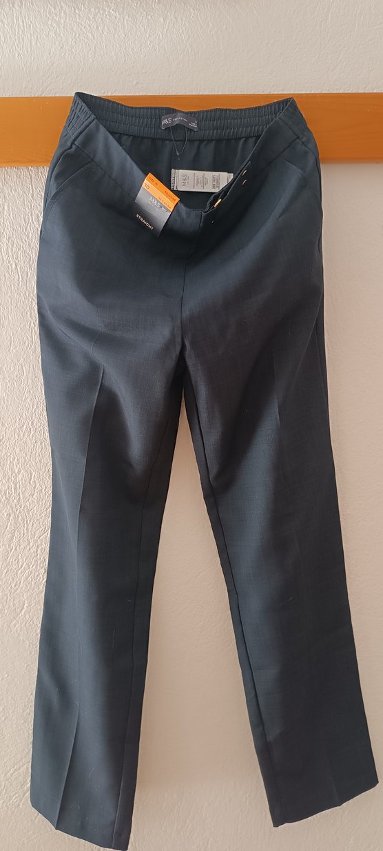 M&S Larcivert Düz Pantolon — görsel 2/3